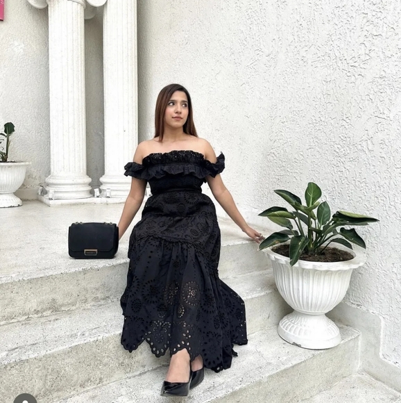 NWTs zara limited edition eyelet embroidered maxi dress xsmall - Picture 10 of 12